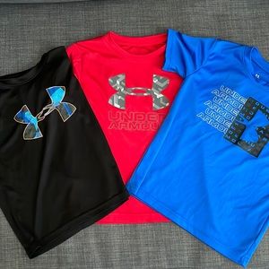 Boys Under Armour Athletic Shirt Bundle